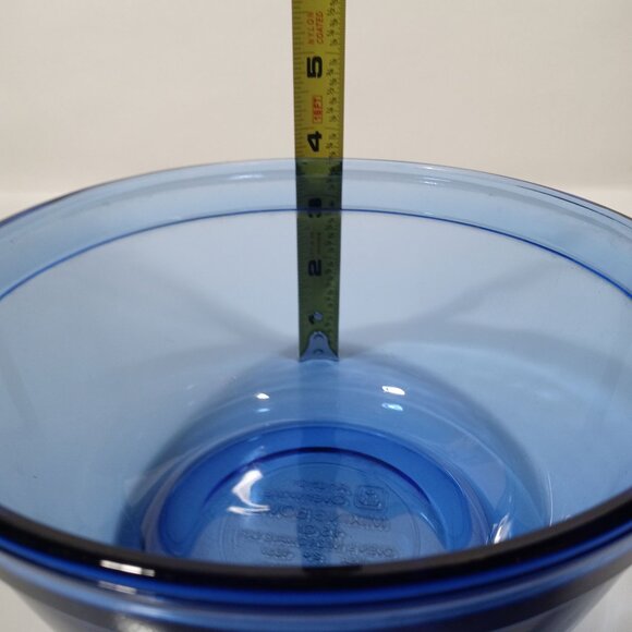 Anchor Hocking 1.5 Qt Blue Glass Mixing Bowl 1057 - Picture 9 of 10